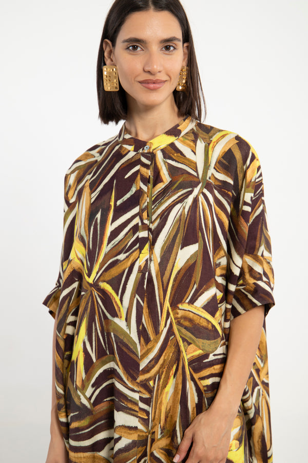 Helen Linen Multicolor Dress