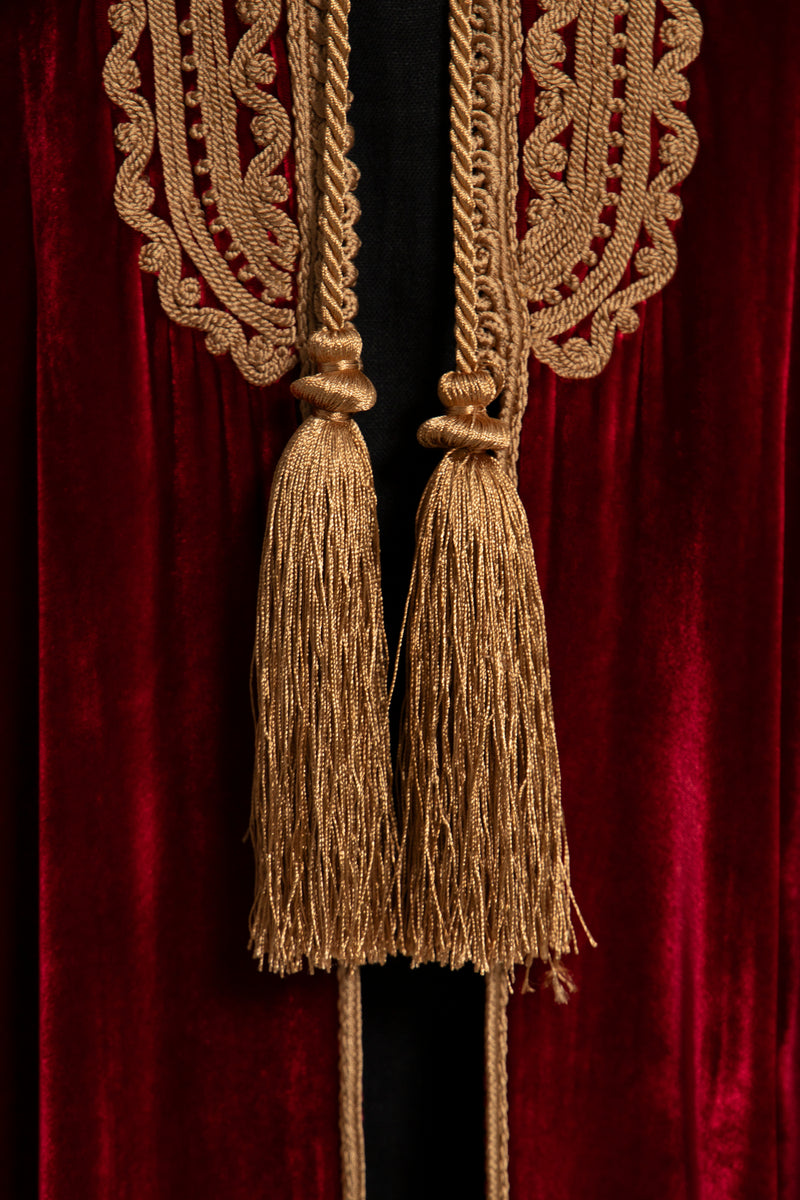 Classic Velvet Red Abaya