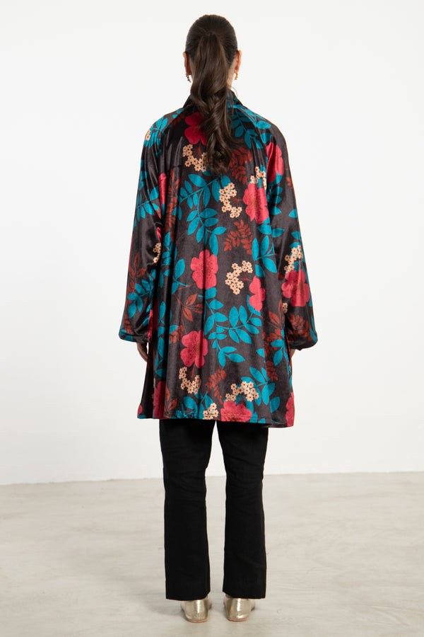 Magda Velvet Floral Jacket