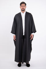 Loro Piana Wool Charcoal Abaya