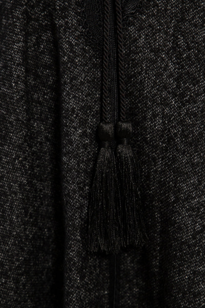 Aida Wool Black Abaya
