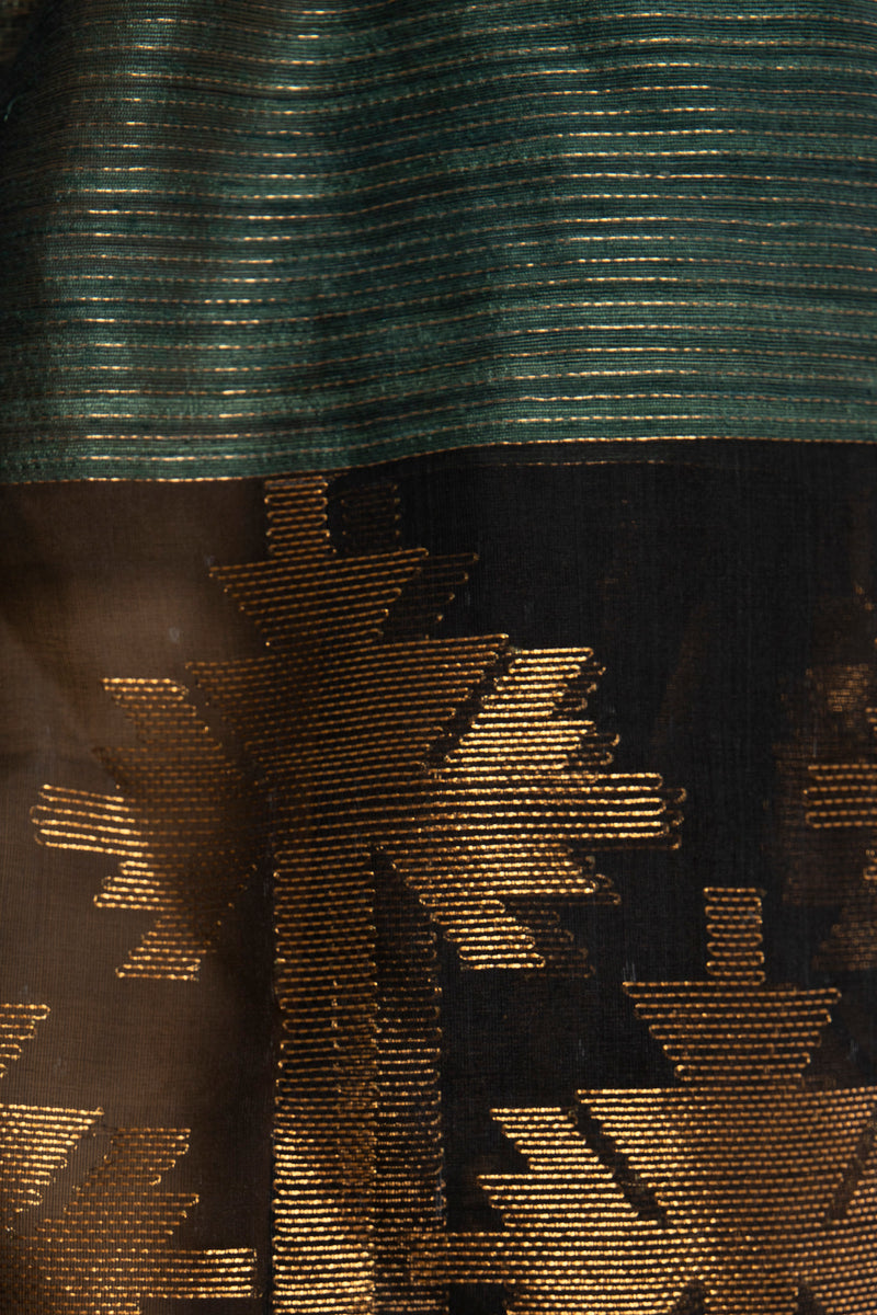 One-Of-A-Kind Madhuri Silk Green Dress
