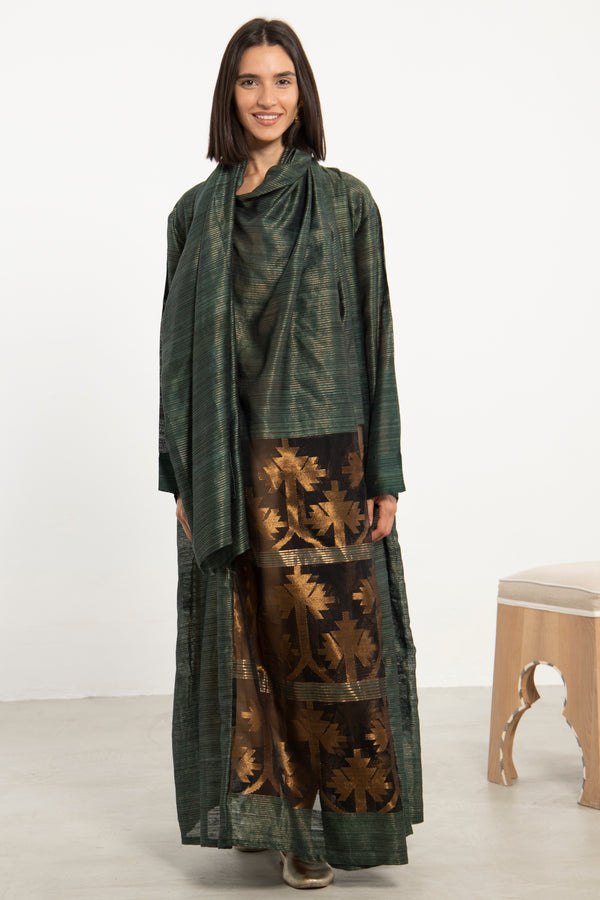 One-Of-A-Kind Madhuri Silk Green Dress