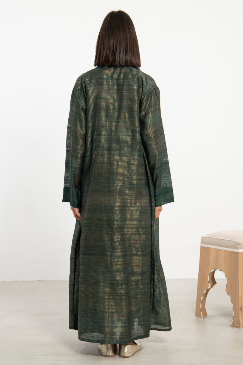 One-Of-A-Kind Madhuri Silk Green Dress