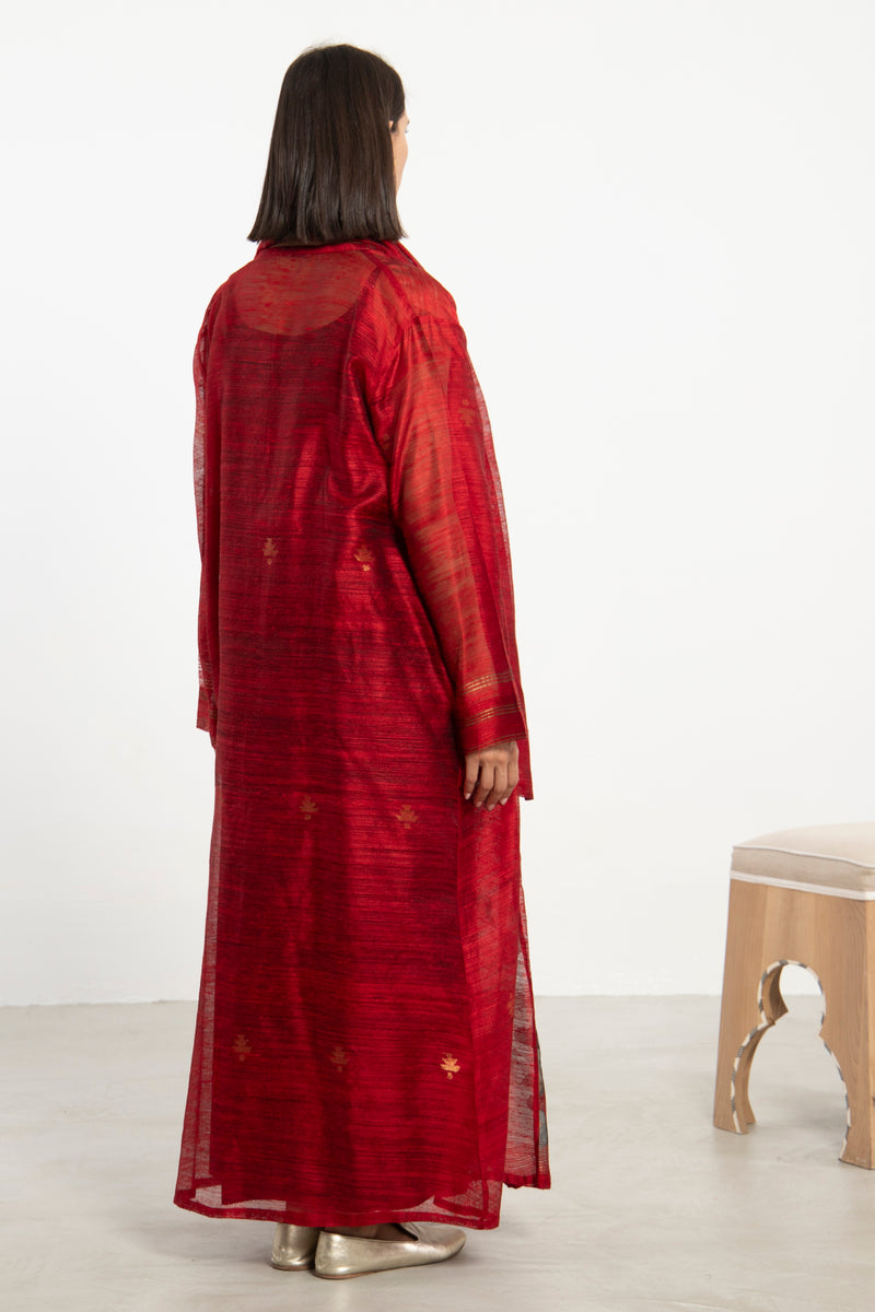 One-Of-A-Kind Madhuri Silk Red Dress