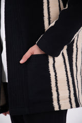 Khaled Wool Black & White Jacket