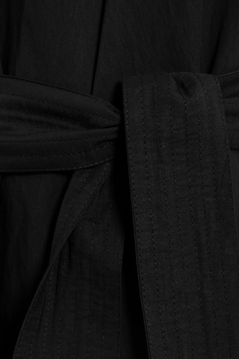 Mara Cotton Black Coat