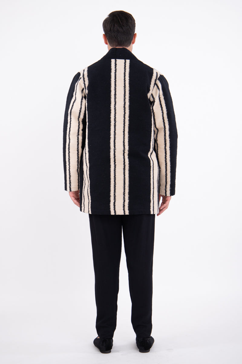 Khaled Wool Black & White Jacket