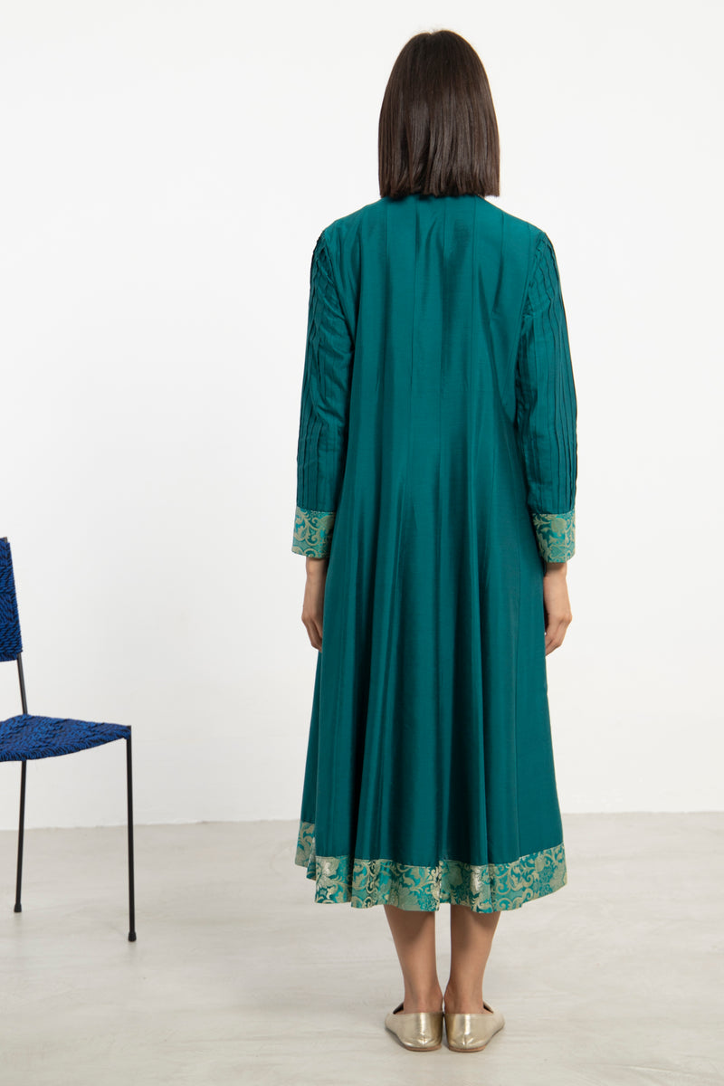 Wouroud Silk Teal Dress