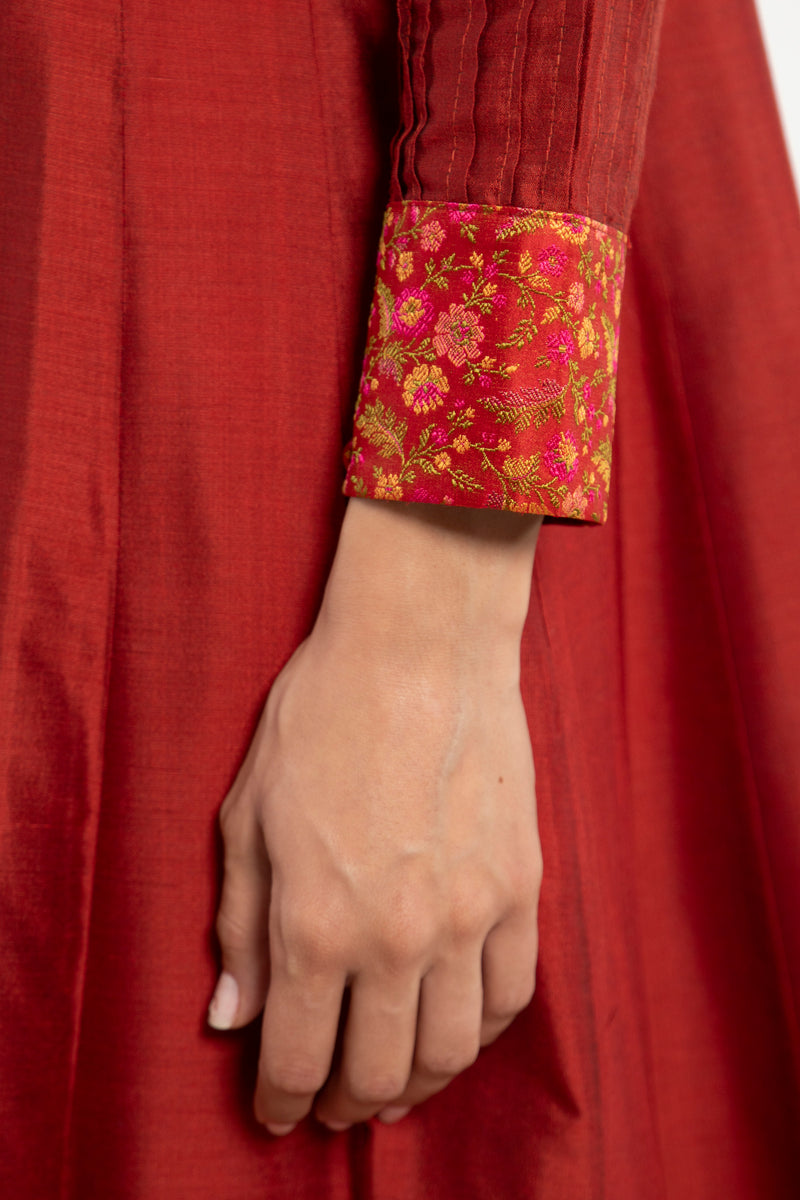 Wouroud Silk Red Dress