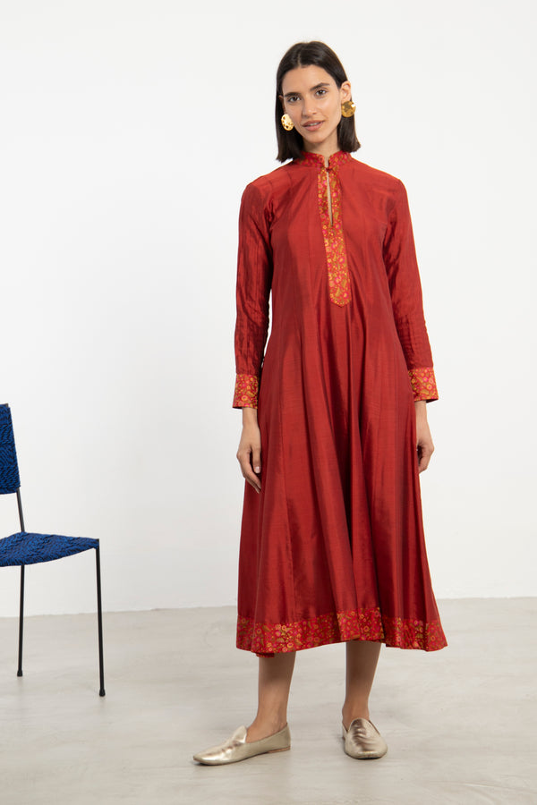 Wouroud Silk Red Dress