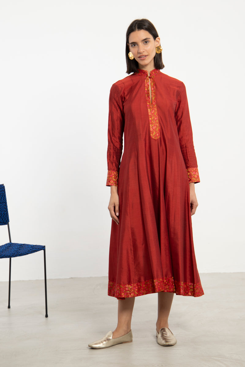 Wouroud Silk Red Dress
