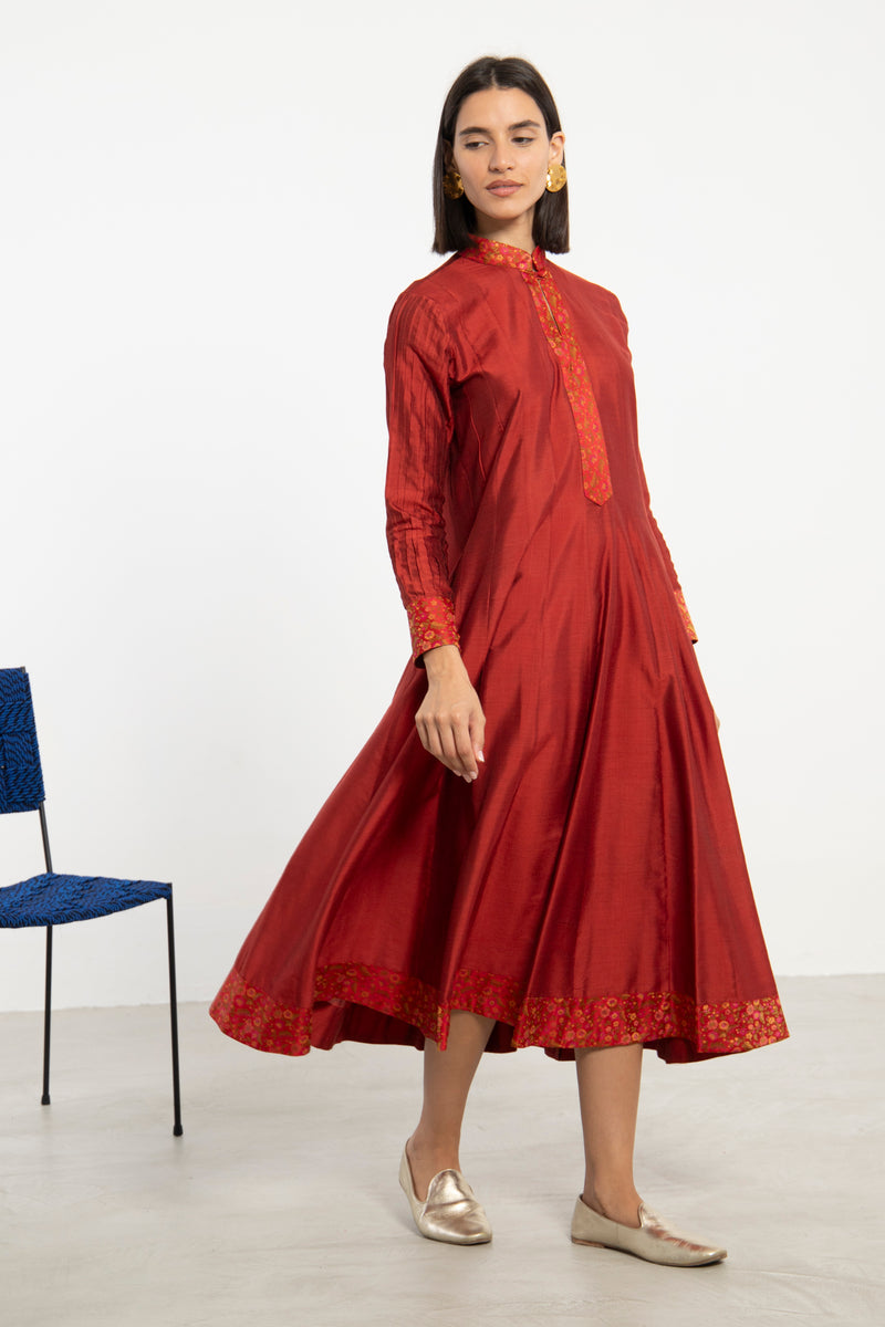 Wouroud Silk Red Dress