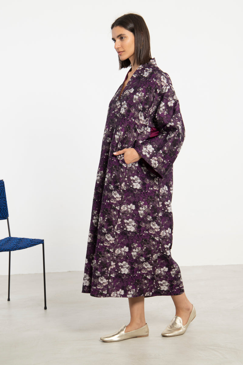 Nisrine Cotton Purple Dress