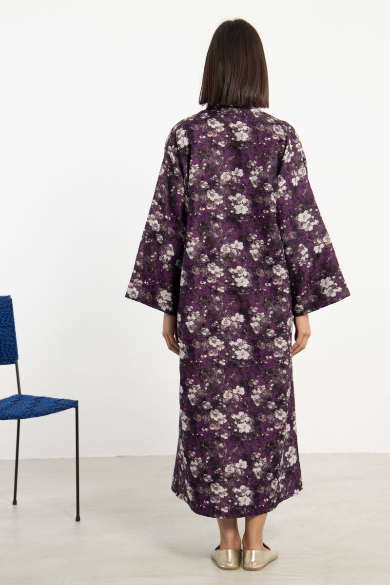 Nisrine Cotton Purple Dress