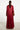 One-Of-a-Kind Soula Silk Burgundy & Gold Dress