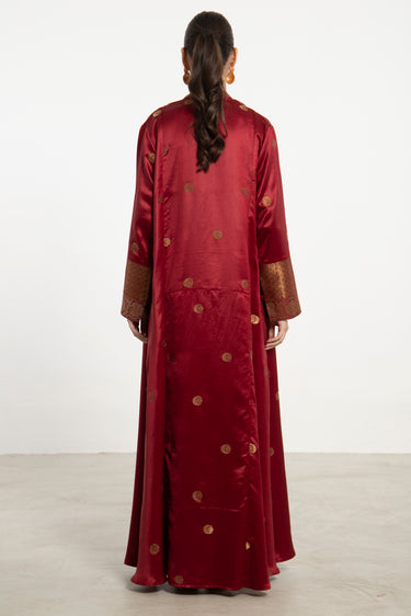 Soula Silk Burgundy Dress