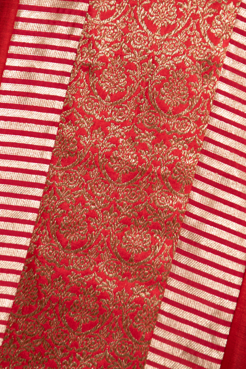 Basma Silk Red Dress