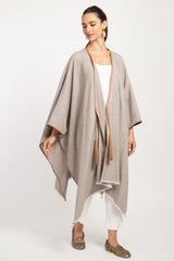 Loro Piana Wool Alpaca Natural Poncho