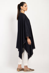 Loro Piana Cashmere Dark Grey Poncho