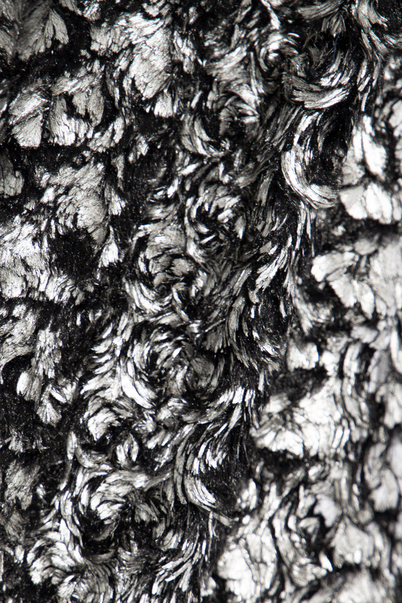 Magda Jacquard Grey Metallic Jacket