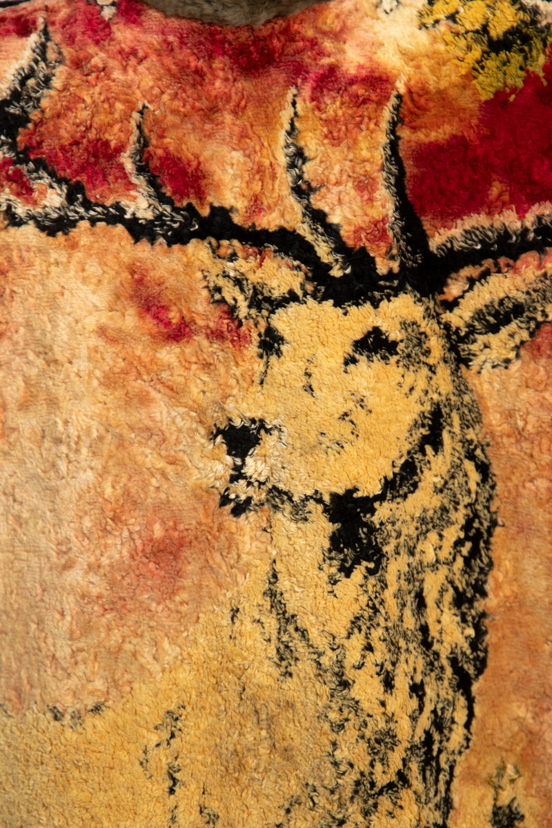 One-Of-a-Kind Tapestry Deer Coat