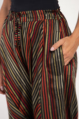 Rafic Silk Woven Striped Sirwal