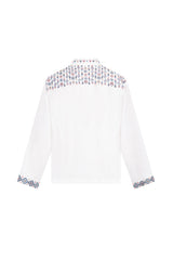 Orient 499 x Inaash Palestinian Embroidered White Shirt