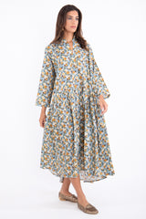 Badawiya Liberty Cotton Light Blue Dress