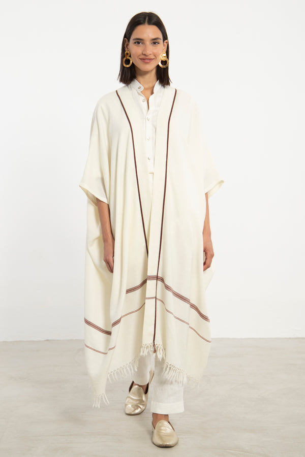 Wool Cream Abaya