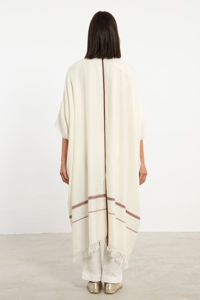 Wool Cream Abaya