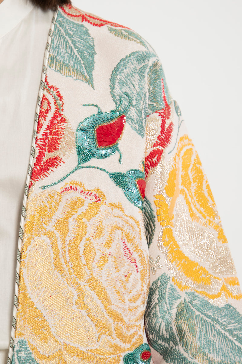 Noura Jacquard Multicolor Jacket