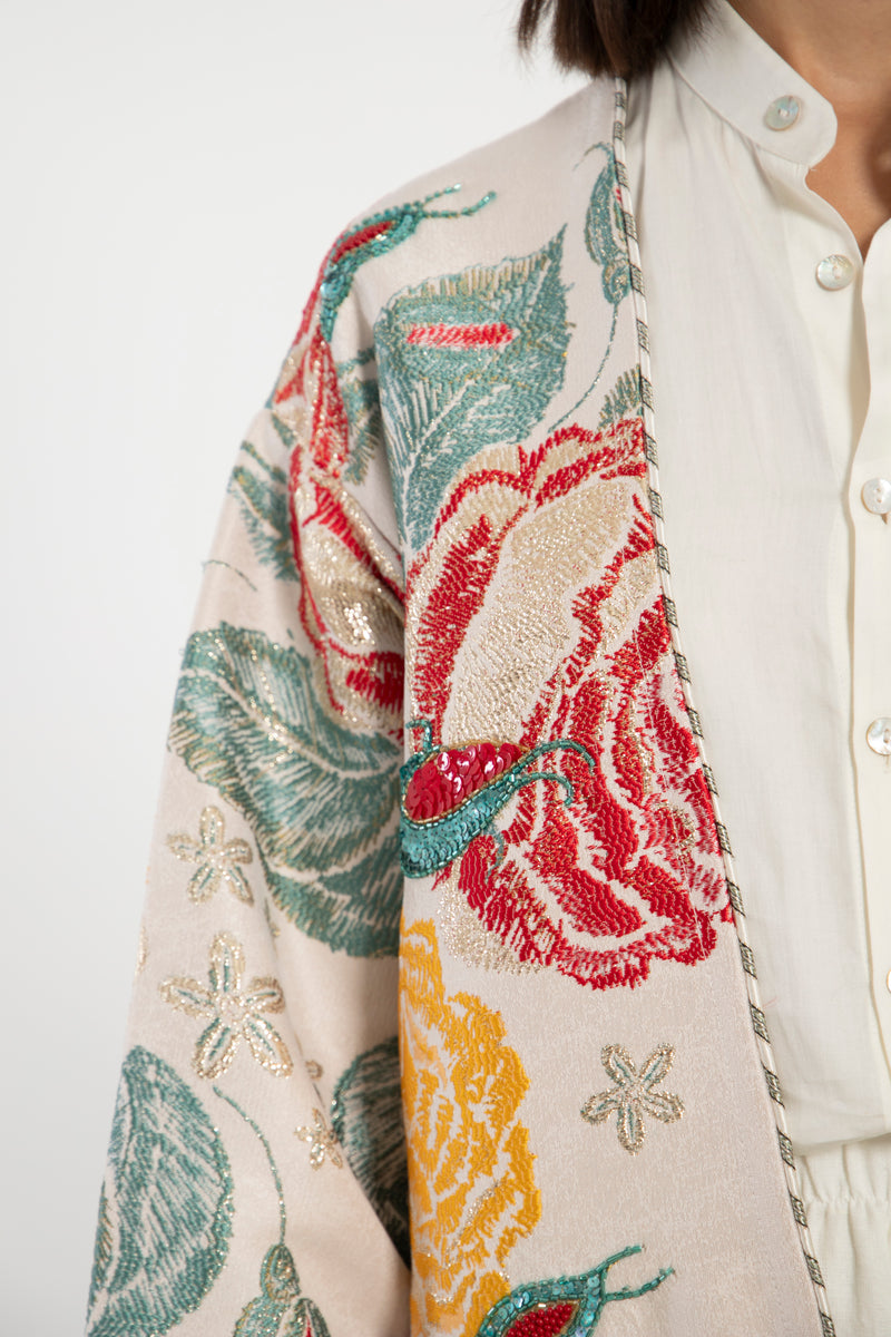 Noura Jacquard Multicolor Jacket
