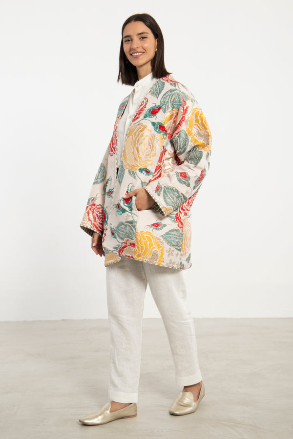 Noura Jacquard Multicolor Jacket