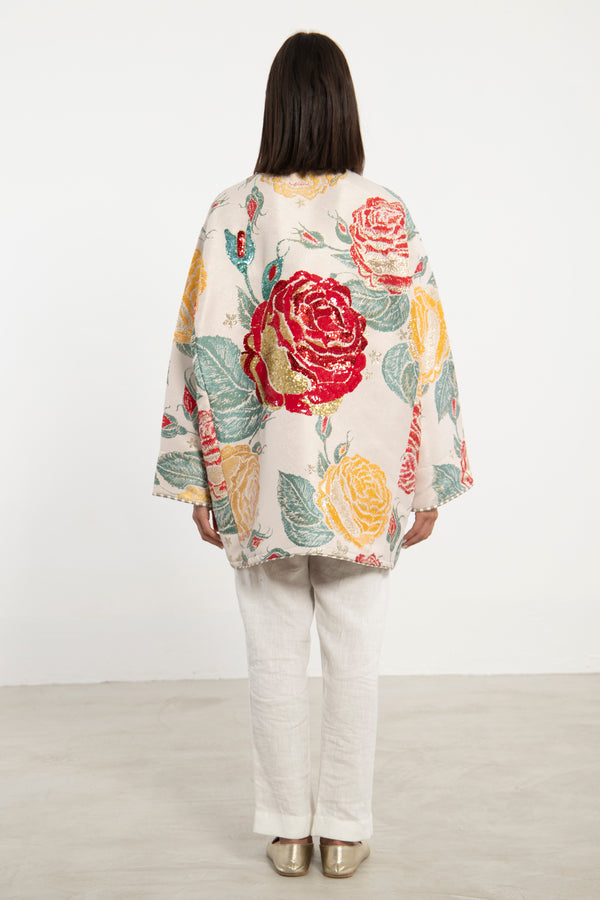 Noura Jacquard Multicolor Jacket