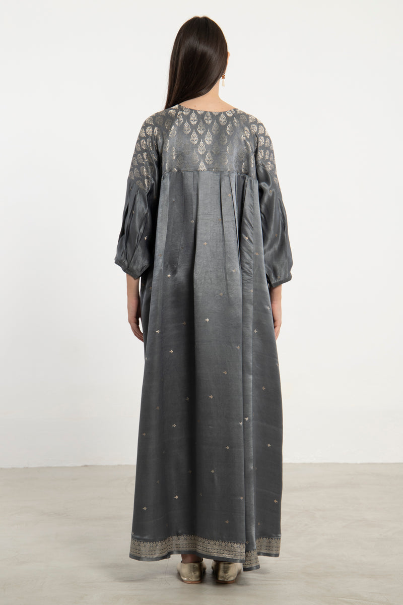 One-Of-A-Kind Rania Dark Grey & Silver Dress