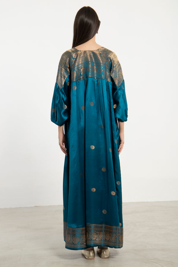 Rania Silk Blue Dress
