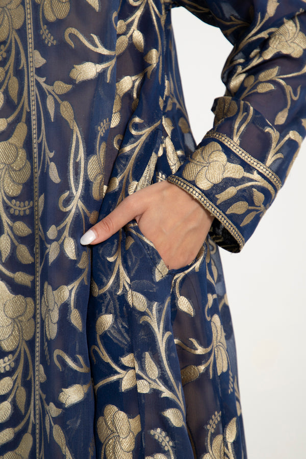 Souraya Handwoven Silk  Dress
