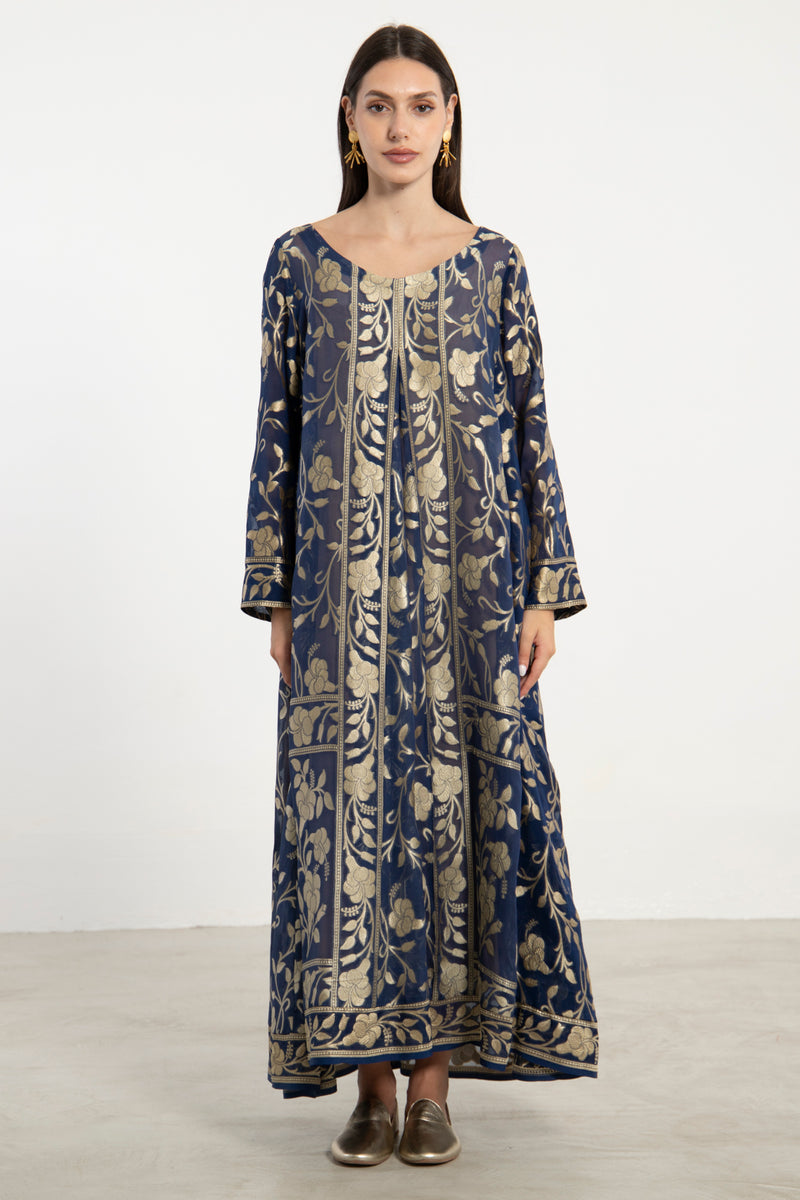 Souraya Handwoven Silk  Dress