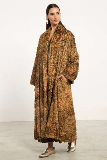 Dina Wool & Cotton Camel Coat