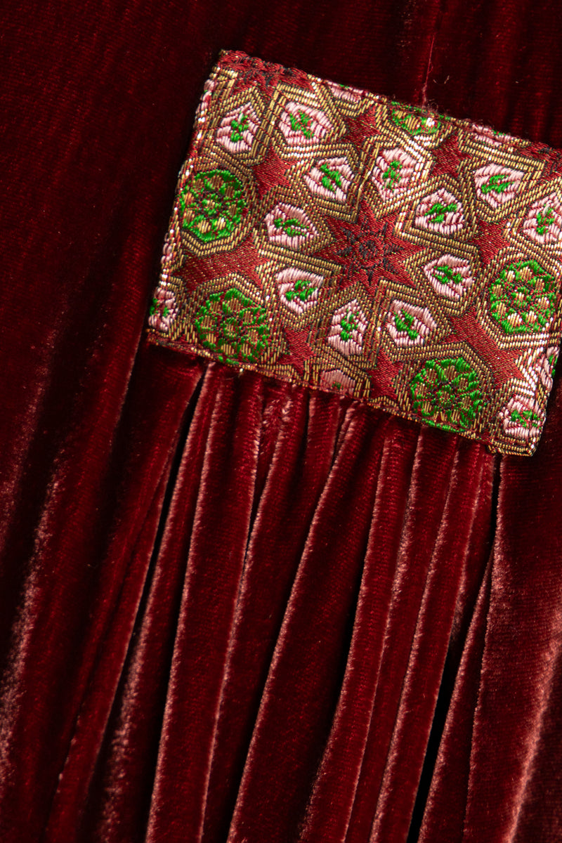 Jamila Velvet Burgundy Dress