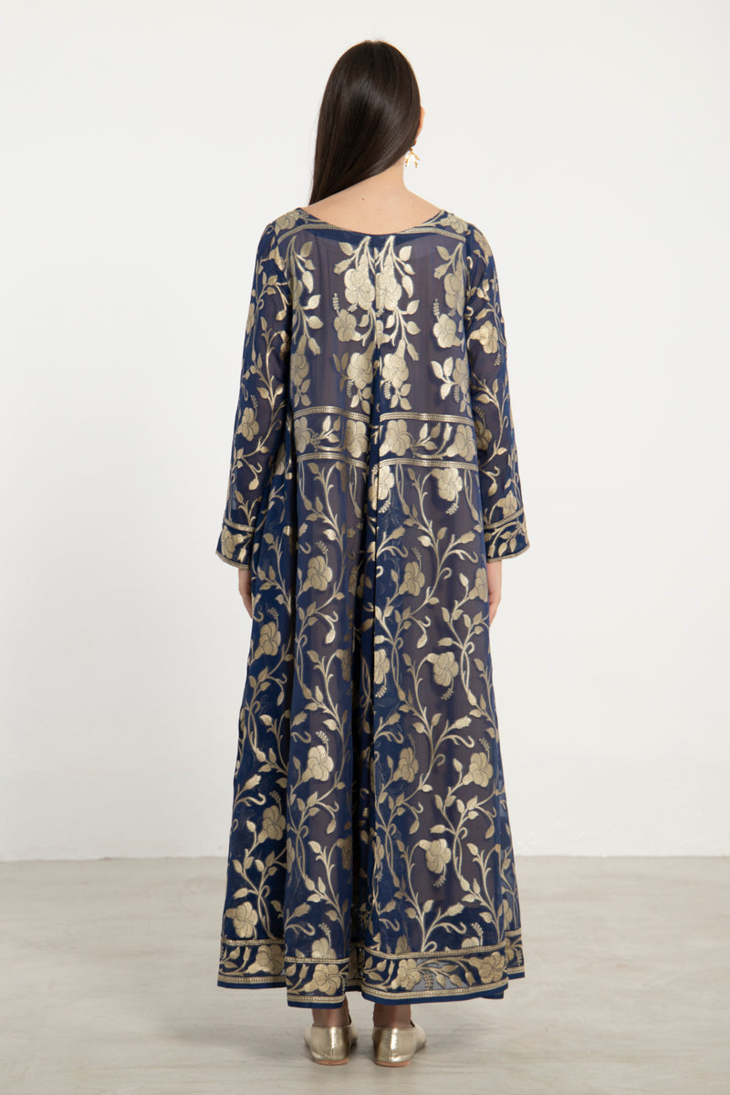 Souraya Handwoven Silk  Dress