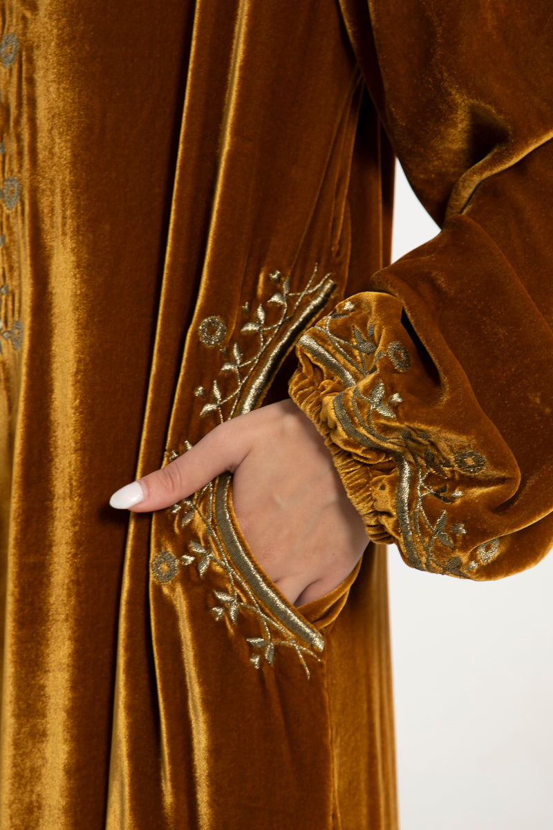 Hayat Velvet Kaftan