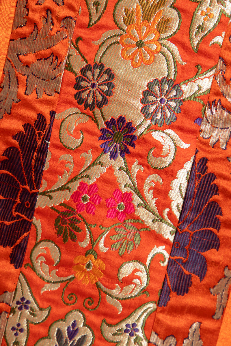 Basma Silk Orange Dress