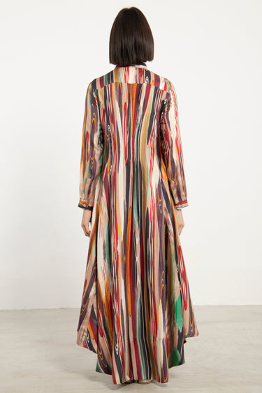 Angie Silk Multicolor Dress