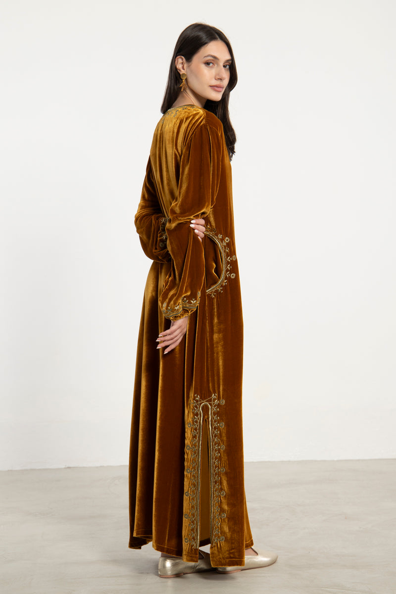 Hayat Velvet Kaftan