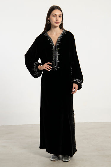 Hayat Velvet Kaftan