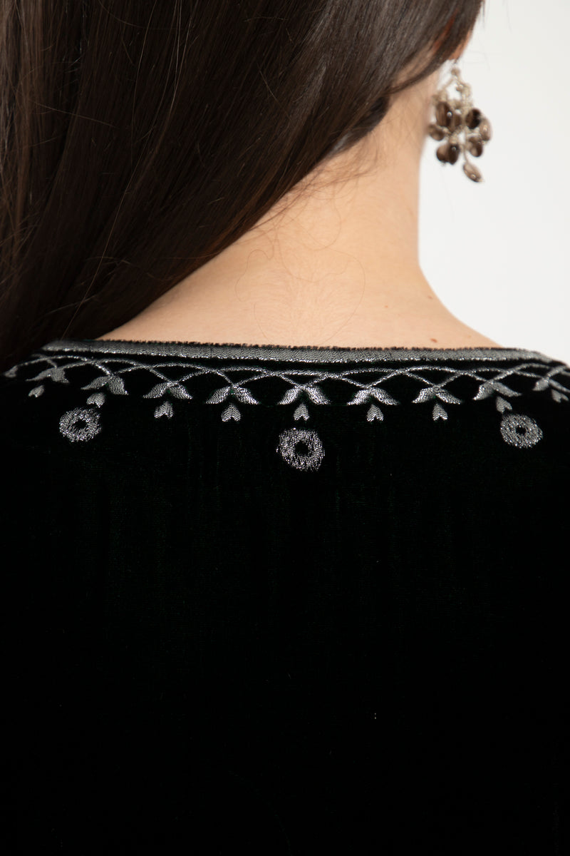 Hayat Velvet Kaftan