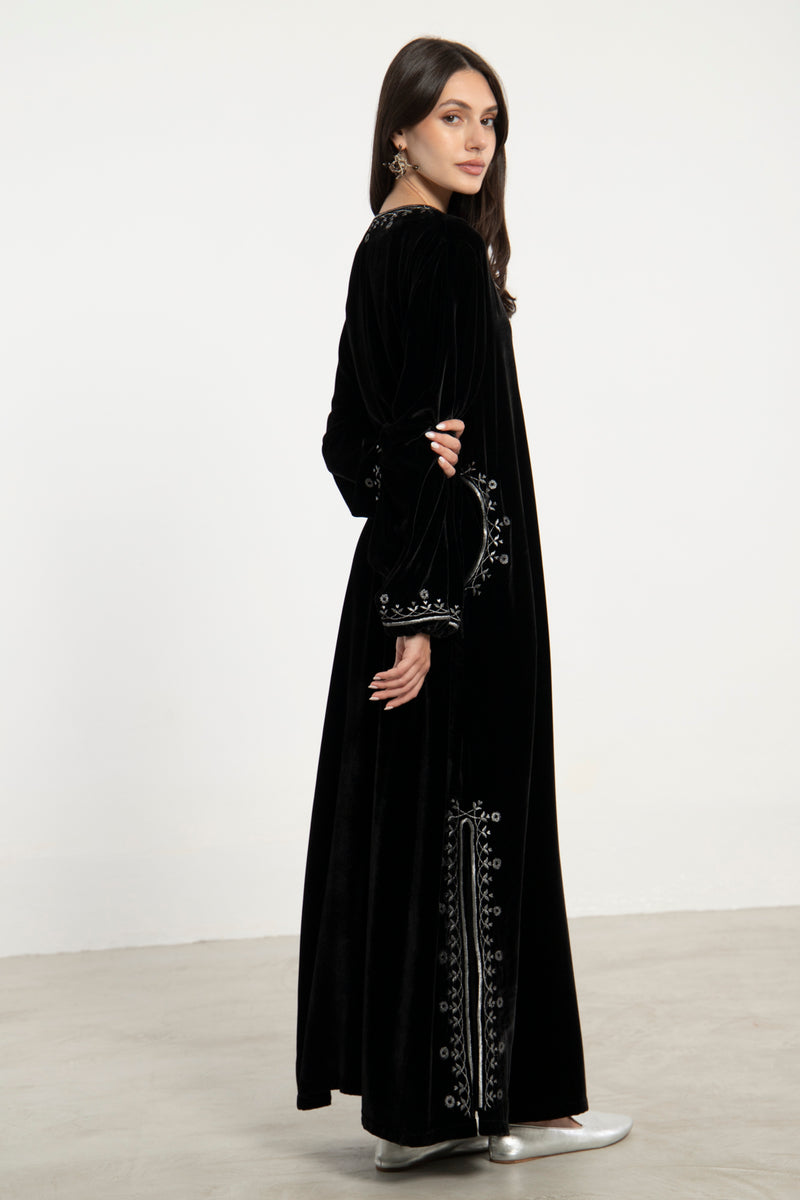 Hayat Velvet Kaftan