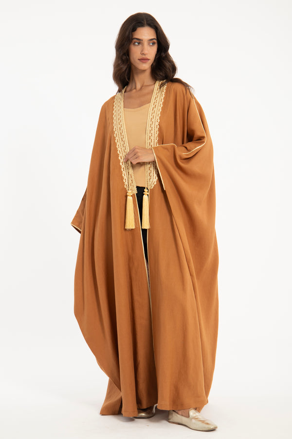 Classic Cotton Terracotta Abaya